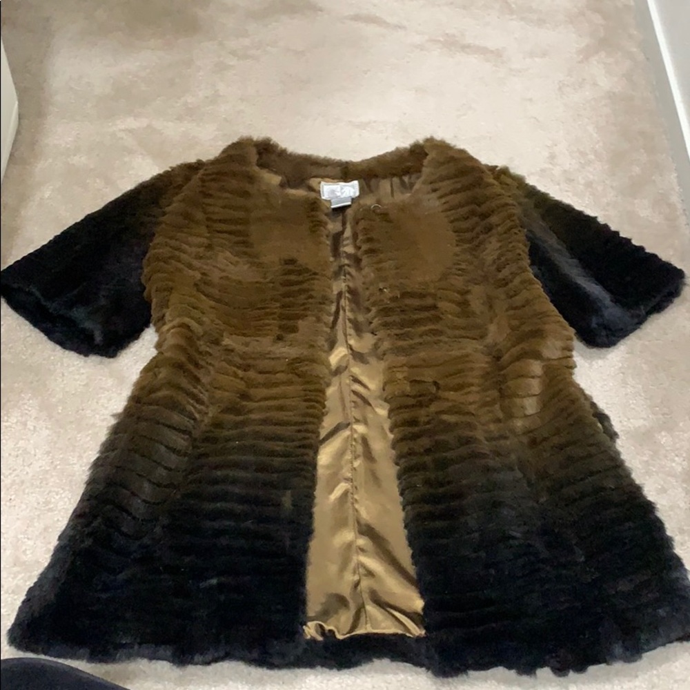 💯 Genuine rabbit fur jacket